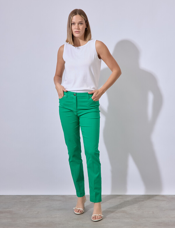 Pantalon Colors VERDE