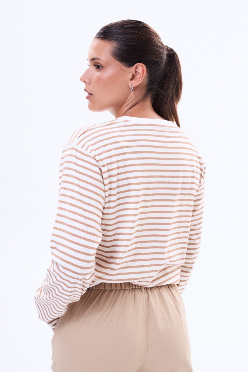 Remera Isis Beige