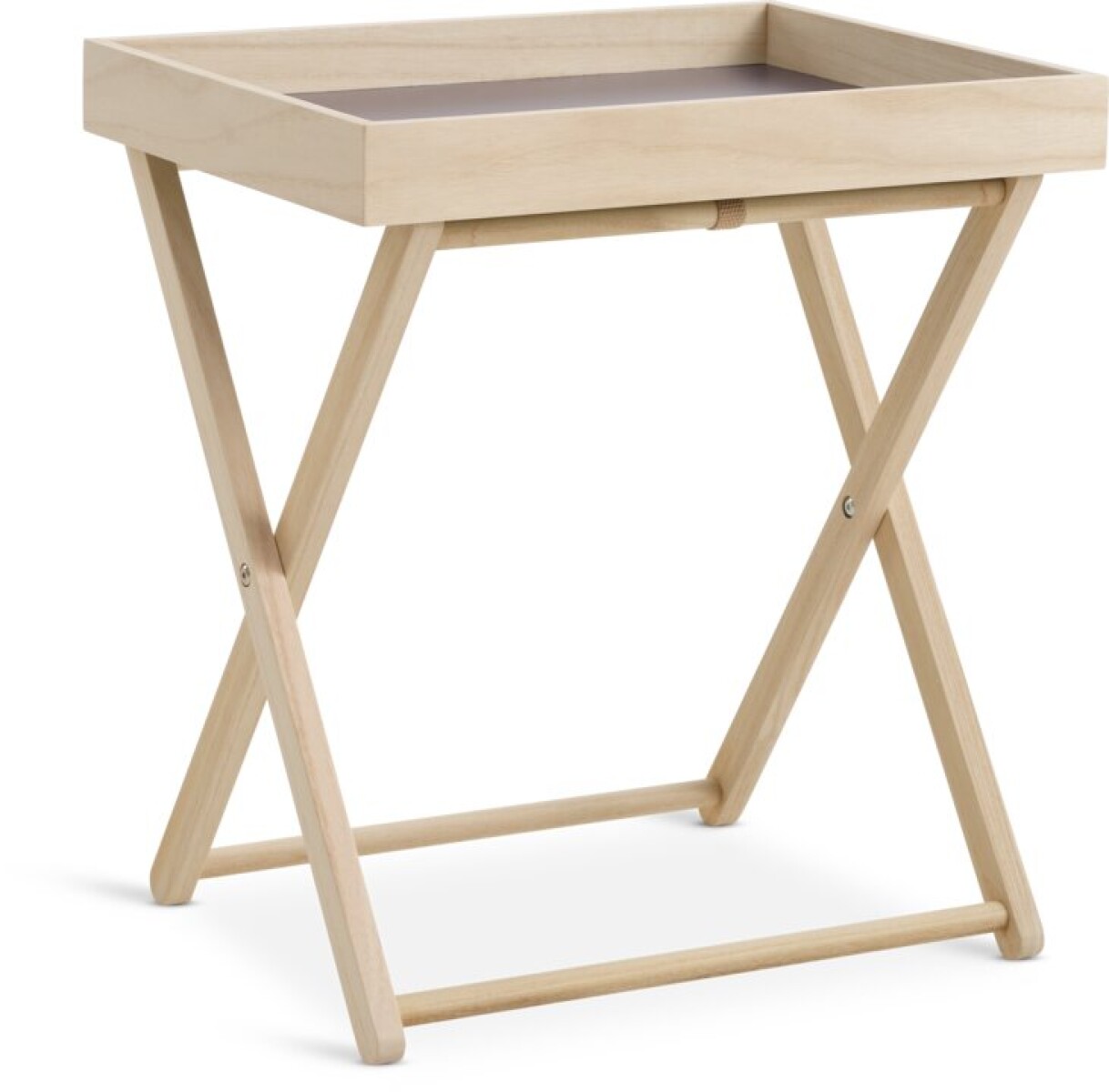 Mesa auxiliar SERUP 40x52 natural 