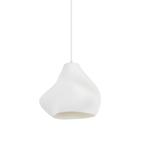 Colgante Líneas Ondulantes Color Blanco 30cm Colgante Líneas Ondulantes Color Blanco 30cm