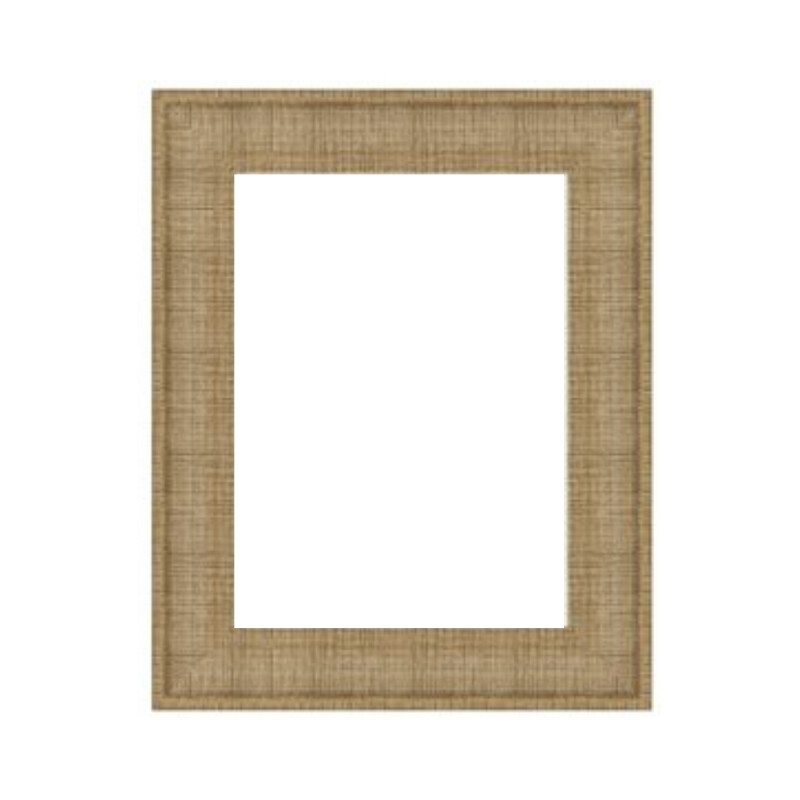 Portarretrato 13x18 dos tonos texturas naturales MARRON CLARO