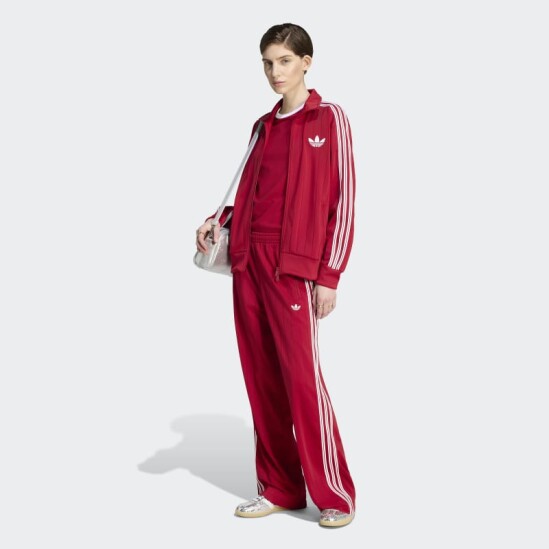 Pantalón Adidas Firebird Pinstripe Rojo