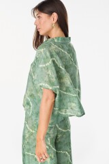 Camisa Helios Estampa Verde