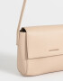 Bandoleras Special Price Clasico Bandolera Cuerina Solapa - Marron Beige