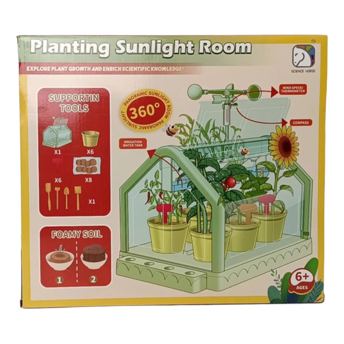 Juego de Ciencia Invernáculo Acrílico 