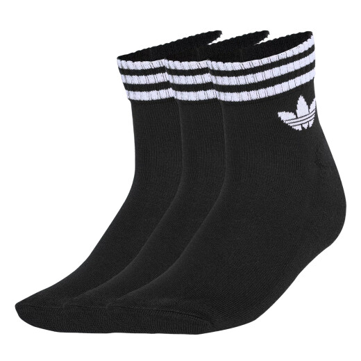 Medias Adidas 3 pack Ankle - Negro Medias Adidas 3 pack Ankle - Negro