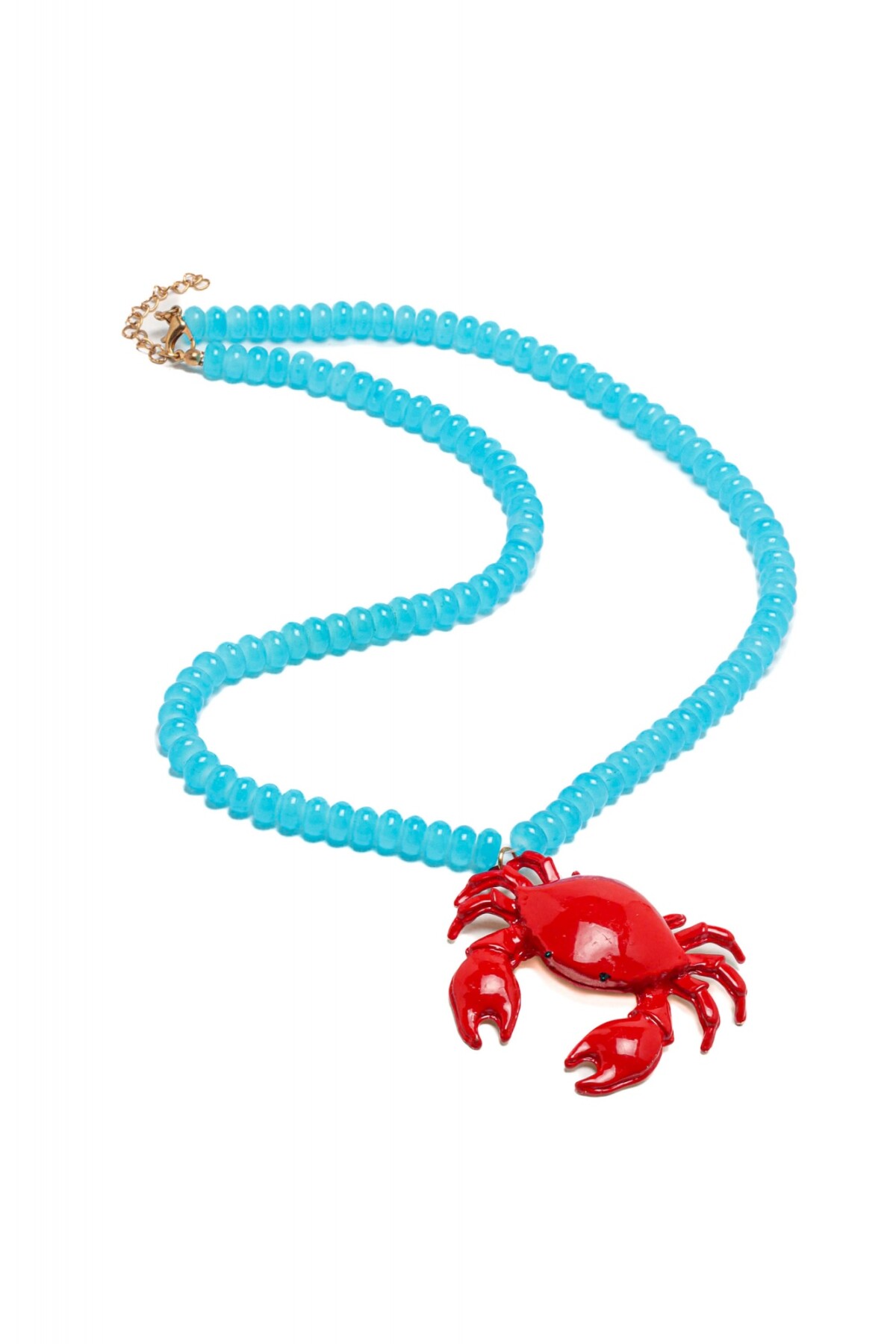 Collar Cangrejo Turquesa