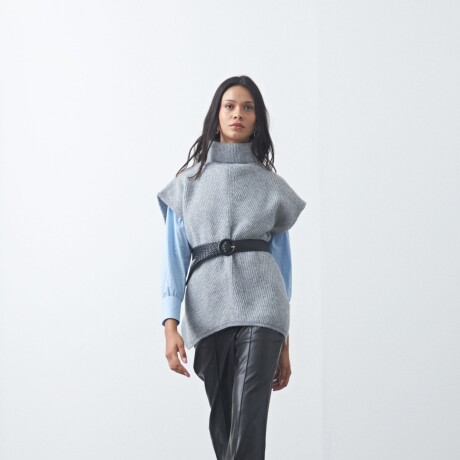 PONCHO GYROS Gris Melange