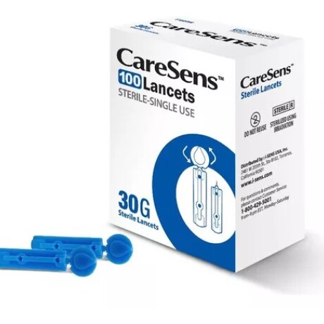 Caresens lancetas estériles x100 Caresens lancetas estériles x100