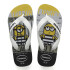 Sandalias Infantiles Havaianas Minions Gris - Blanco Hielo