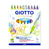 Marcador Soft Brush Pastel 10 colores Giotto Marcador Soft Brush Pastel 10 colores Giotto
