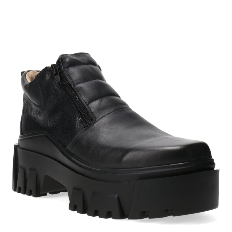 Zapatos de Mujer Miss Carol HAI de cuero con cierre lateral Negro