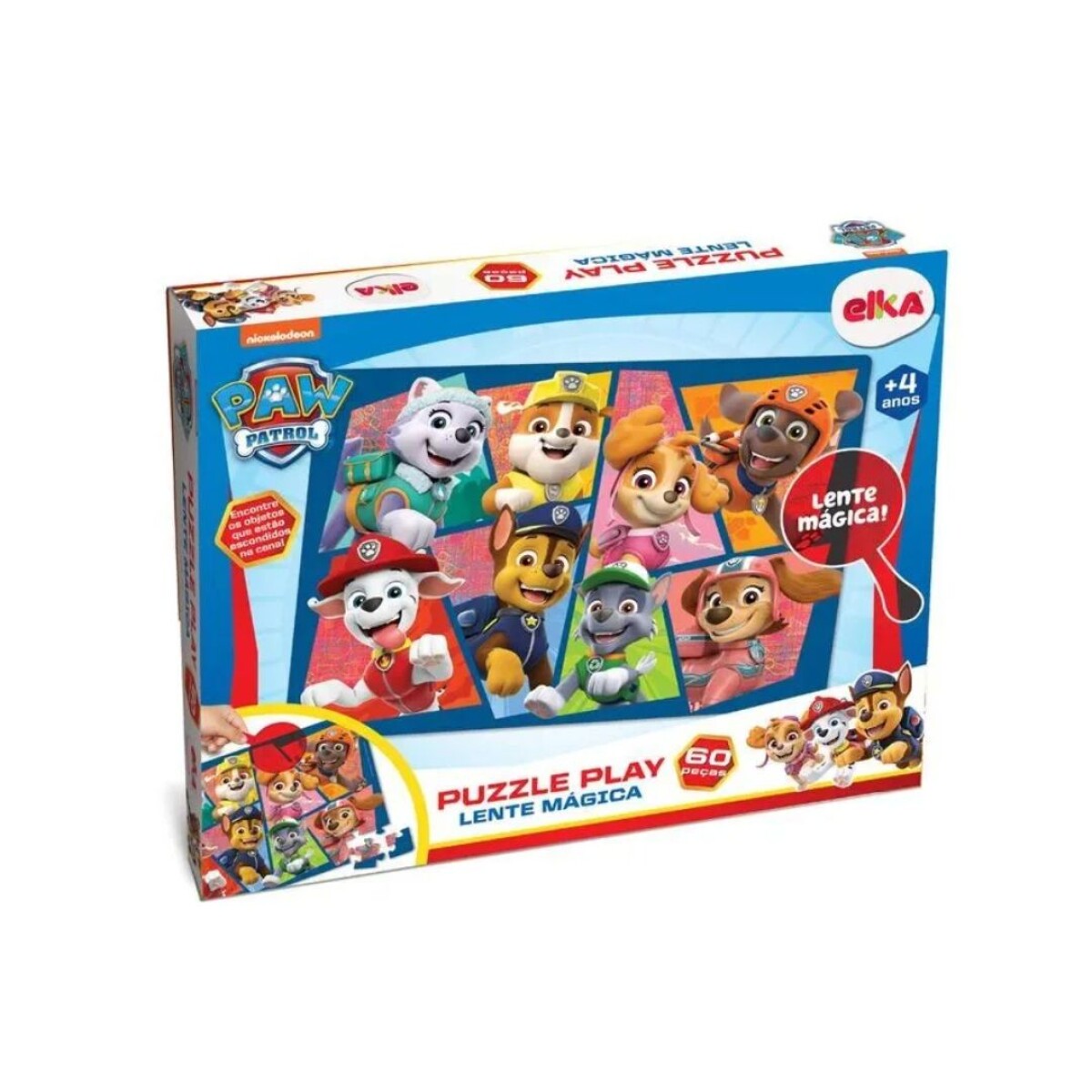 PUZZLE 60 PIEZAS LENTE MAGICO PATRULLA CANINA 