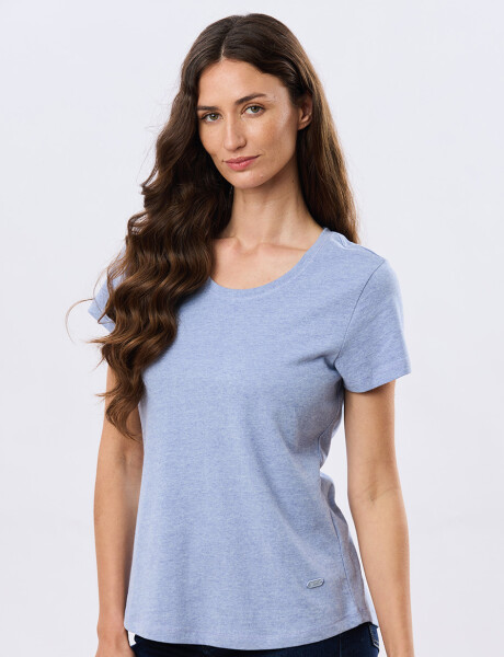 REMERA BÁSICA DE ALGODÓN Denim
