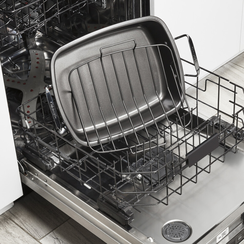 Cuisinart® ASADERA DE ACERO AL CARBONO CON REJILLA 34,3 cm L × 50,2 cm A × 14,6 cm AL N/A