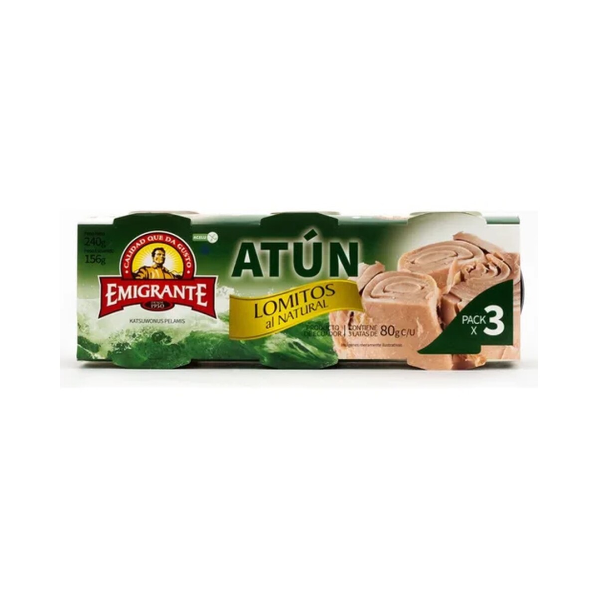 ATUN EMIGR.LOMITO X3 NATUR. 