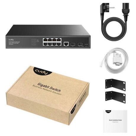 Switch Cudy 8 Puertos Gigabit Admin + 2 Sfp 001