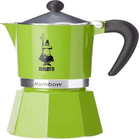 Cafetera Bialetti Rainbow 6 Pocillos Verde (Aluminio) VERDE