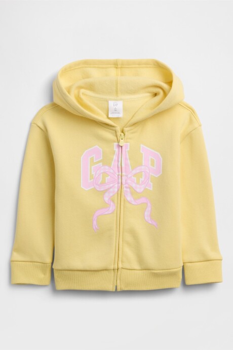 Canguro Con Cierre Logo Gap Toddler Niña Spring Yellow