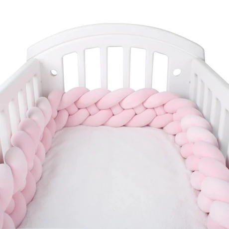 Knot Nudo Protector Cuna Rosa 350cm x 15cm Knot Nudo Protector Cuna Rosa 350cm x 15cm