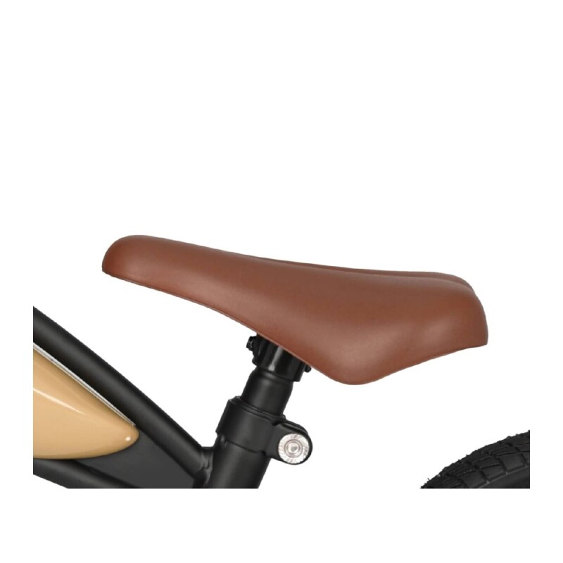 Bicicleta Infantil Qplay Feduro Rodado 12 Balance Con Cuadro Metálico Ajustable Beige