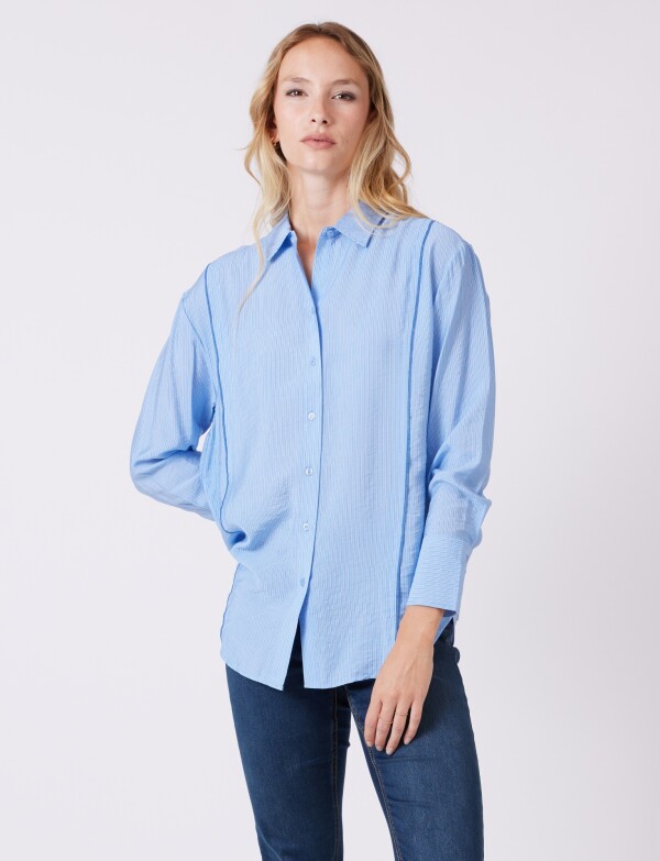 Camisa Lineas CELESTE/MULTI