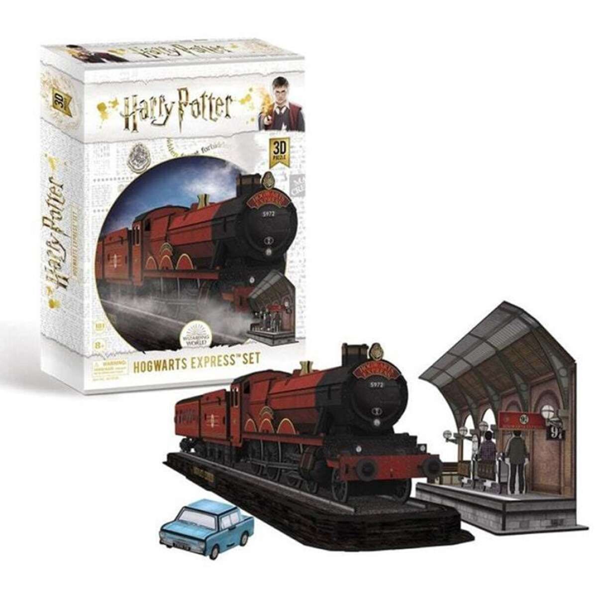 Puzzle 3D Harry Potter Hogwarts Express Set - 181 Piezas 