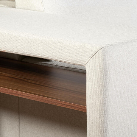 SOFÁ ESQUINERO MÁS DE 4 CUERPOS TELA NATURAL-BEIGE CONNECT II BEIGE