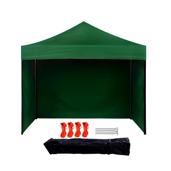 Gazebo Plegable con Paredes 3x3 Para Playa o Jardín Autoarmable Color Verde Gazebo Plegable con Paredes 3x3 Para Playa o Jardín Autoarmable Color Verde