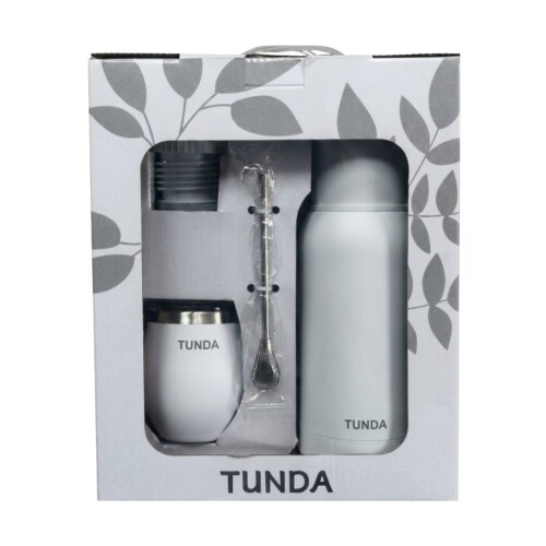 Set Matero Térmico Tunda Blanco Blanco