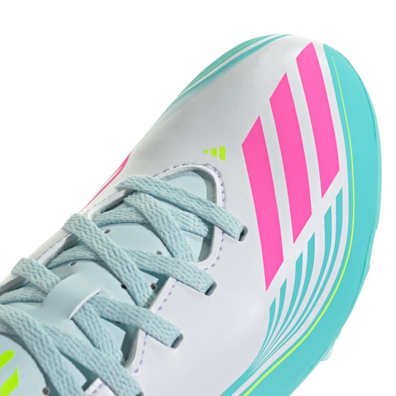 Championes adidas F50 Messi FG/MG de Niño White Light Blue