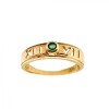 Anillo Solitario-Oro Bajo-Piedra Esmeralda-AN8147 conpiedra