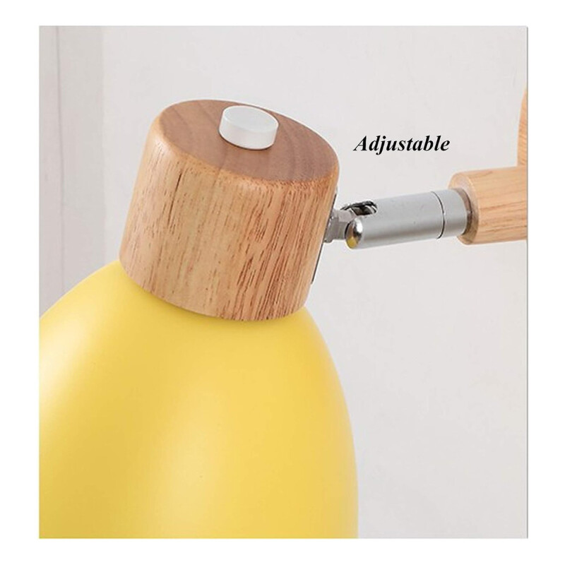 Lampara Aplique De Pared Nordica Led Moderna Amarillo