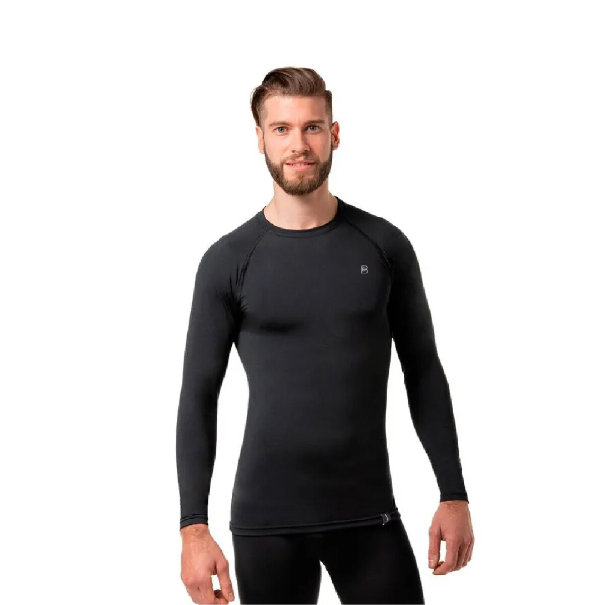 Camiseta Térmica Masculina - Negro 