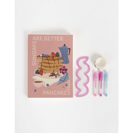 Set De Librería En Pouch Combinacion Multicolor