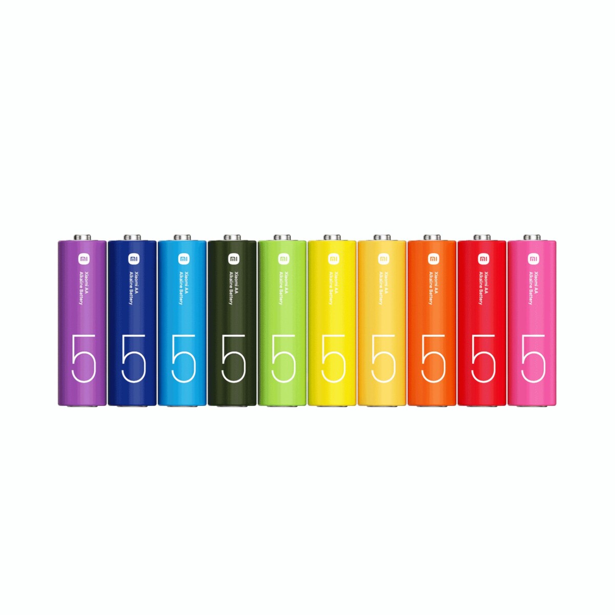 Pilas XIAOMI AA Rainbow Batteries 10 Unidades 