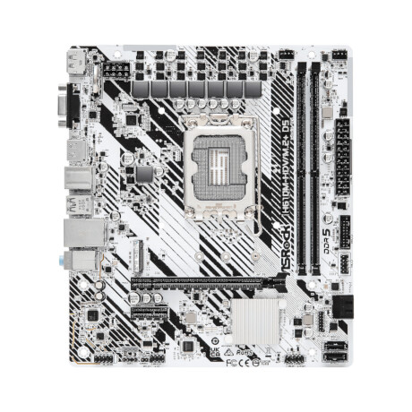 Asrock - Tarjeta Madre H610M-HDV/M.2+D5 - Socket LGA1700. DDR5 5600. D-sub, Hdmi, Display. 4 X SATA3 001