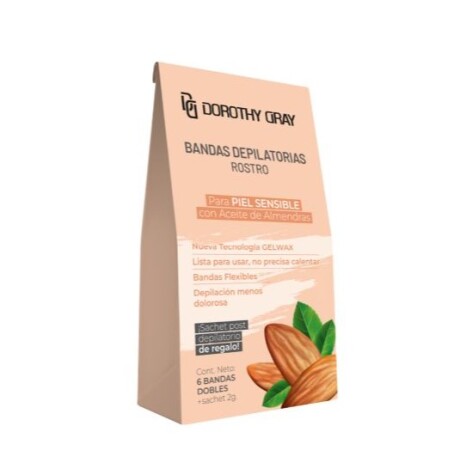 Bandas depilatorias x6 Dorothy Gray Rostro- Piel sensible