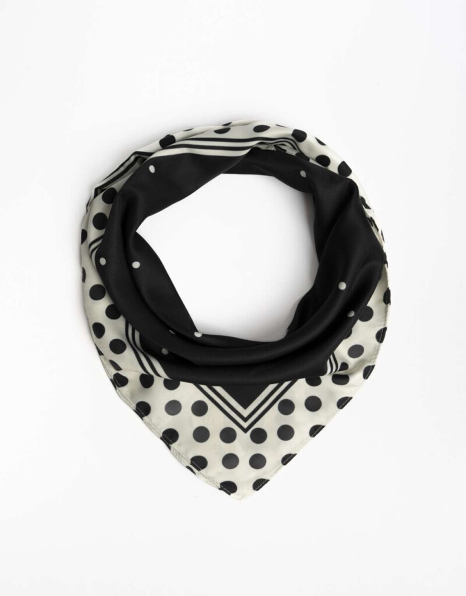 Pañuelo De Material Reciclado - Estampado Lunares 