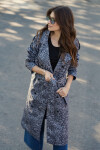 SACO REBECCA GRAY WASHED DENIM SACO REBECCA GRAY WASHED DENIM