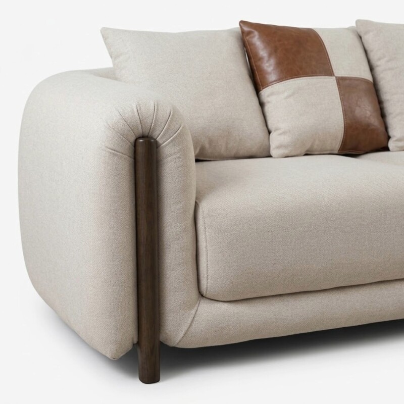 SOFÁ 3 PUESTOS ÀMARI - BEIGE 6268929 (CD) Unica