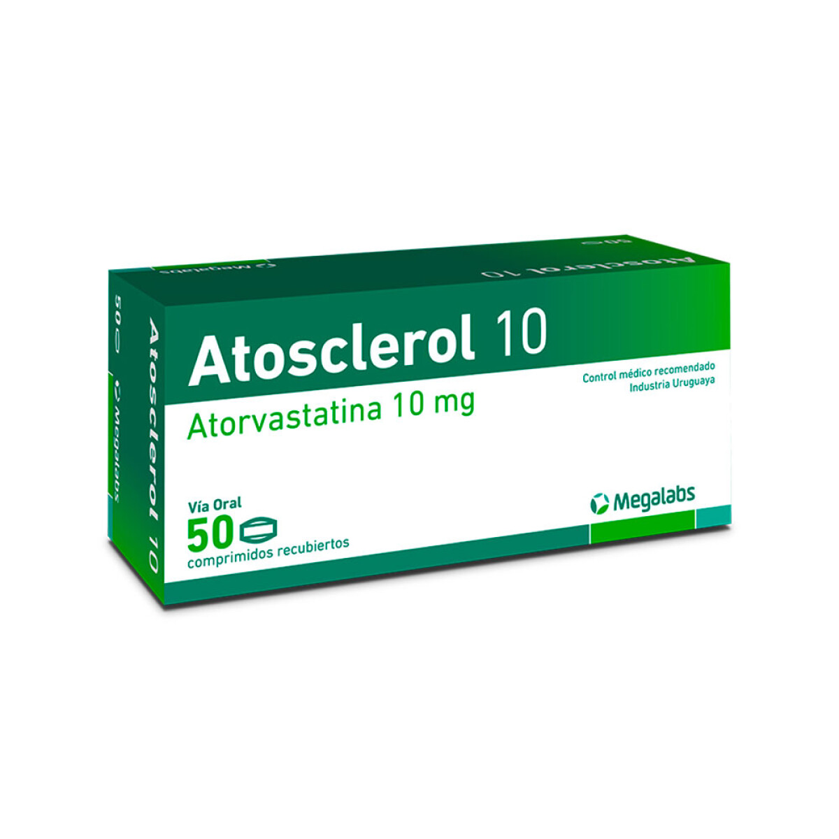Atosclerol 10 Mg 50 Grageas | Reductor Colesterol - Atosclerol 10 mg 50 Comprimidos Recubiertos 