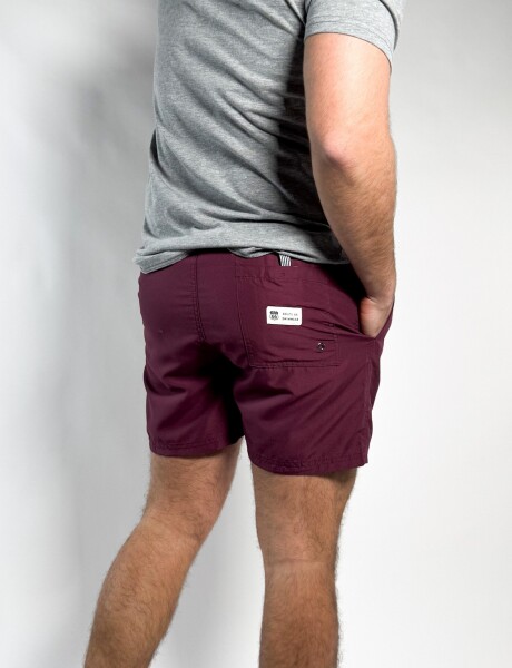 Short de baño liso Salvo Bordo