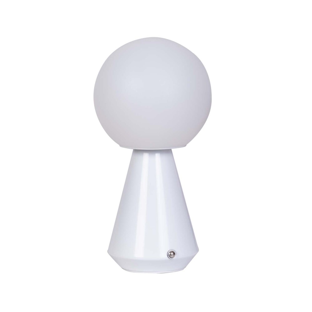 LAMPARA DE MESA METAL BLANCO LT94076
