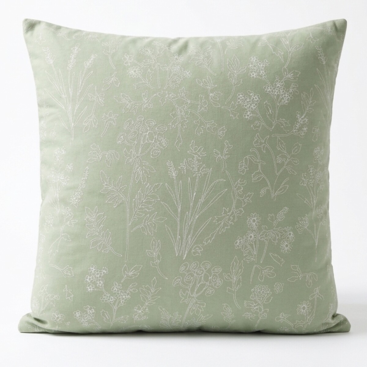Almohadón Decorativo 45x45 cm - Plantas 01 - Cojín Suave para Cama y Living 