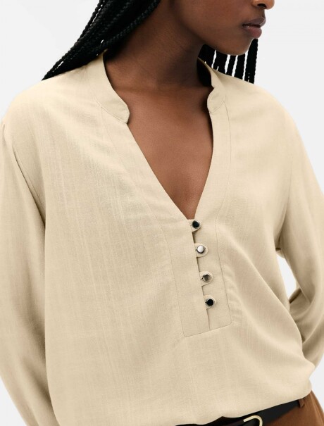BLUSA MANGA 7/8 AMARILLO