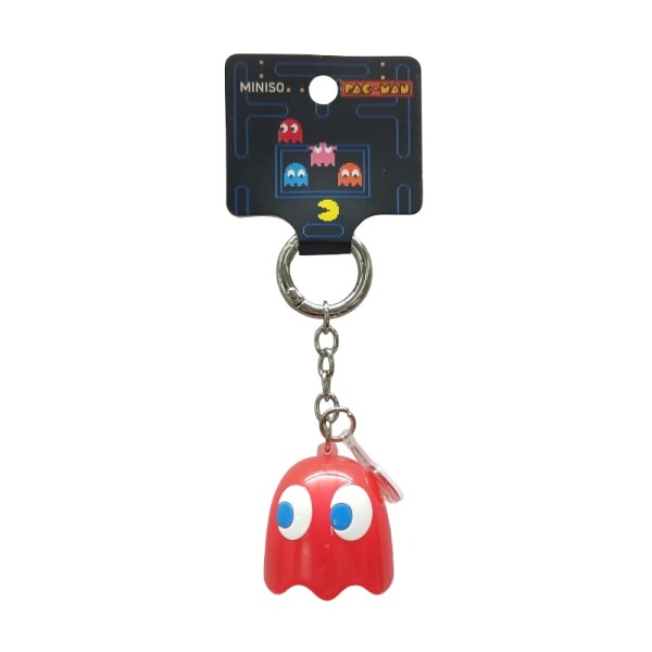 Llavero PAC-MAN ghost rojo