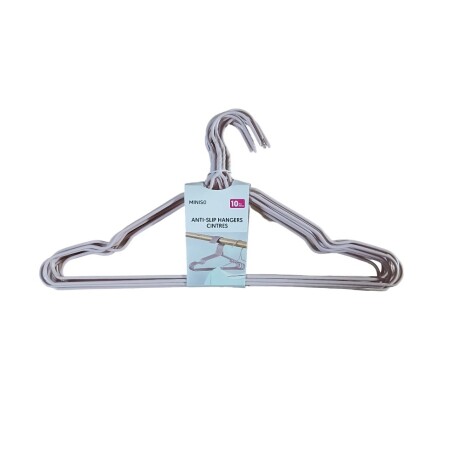 Percha antideslizante 10pcs rosa