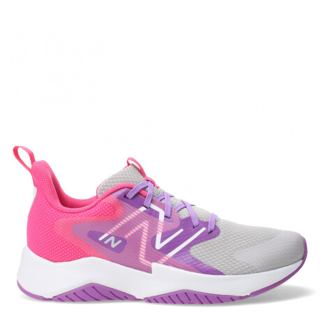 Championes de Mujer New Balance Rave Run V2 Gris - Fucsia - Violeta