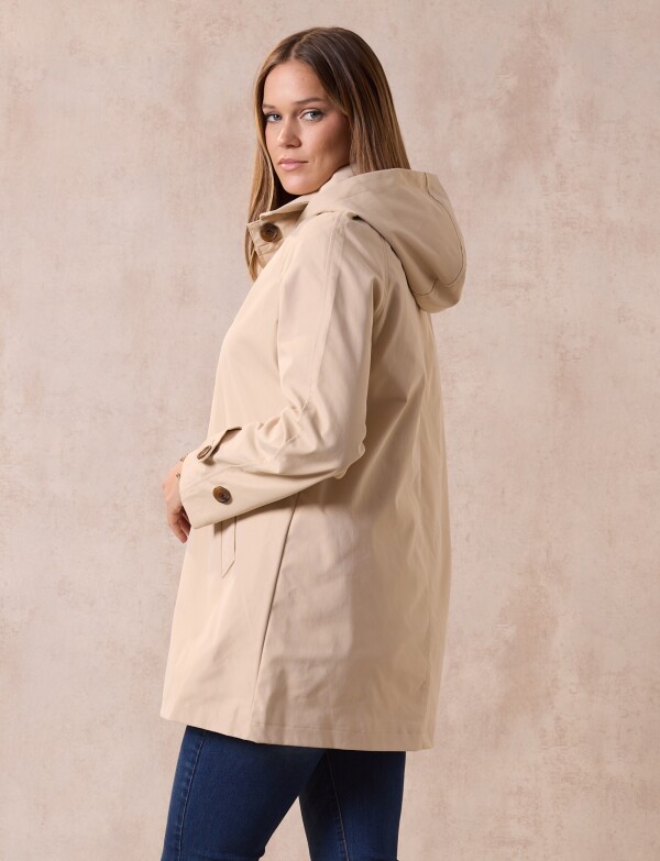 Gabardina Impermeable BEIGE